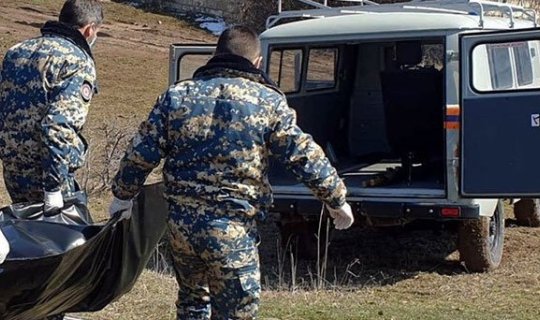 Erməni hərbçinin cəsədinin qalıqları təhvil verilib