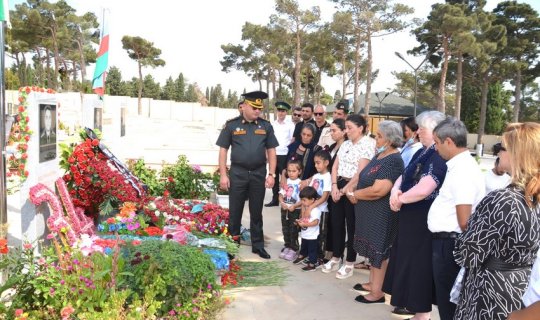 Şəhid ədliyyə kapitanının anım mərasimi keçirildi