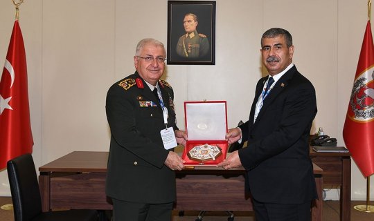 Zakir Həsənov Türkiyənin Baş Qərargah rəisi ilə görüşüb