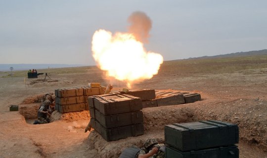 Azərbaycan artilleriyaçılarının beynəlxalq müsabiqəyə hazırlıqları davam edir - FOTOxa0