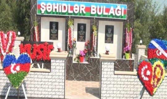 Ağdaşda Vətən müharibəsi şəhidinin xatirəsi əbədiləşdirilib - FOTO