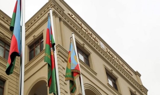 MN: Yayılan məlumatlar Ermənistanın növbəti yalanıdır və böhtan xarakteri daşıyır