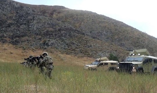 Azərbaycan və Türkiyə xüsusi təyinatlıları Laçında - VİDEO