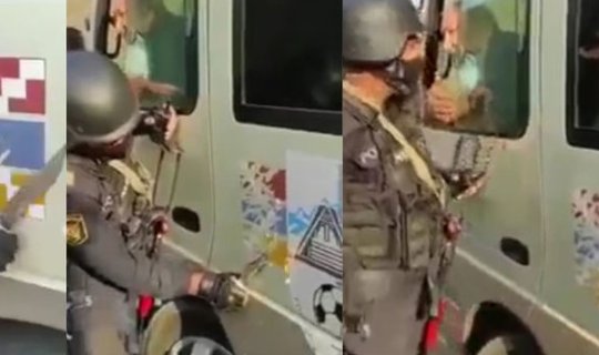 Azərbaycanlı polisdən erməni gənclərə: “Bilməlisiniz ki, Qarabağ Azərbaycandır!” - VİDEOxa0