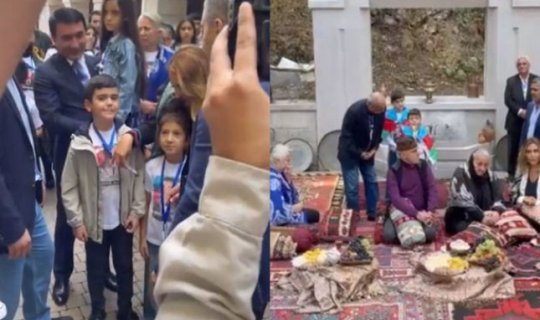 Şuşada ad gününü qeyd edən ilk şəhid övladı - VİDEO
