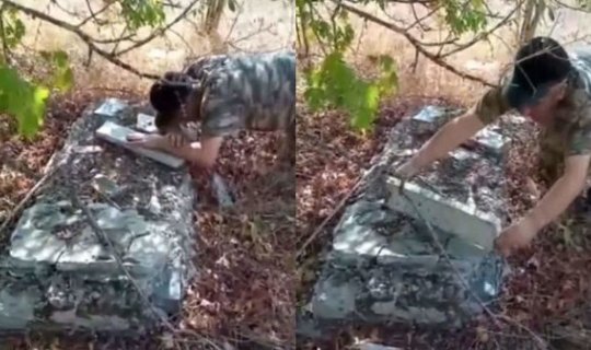 Laçın sakini illər sonra öz kəndlərində qardaşının məzarını tapdı – VİDEO