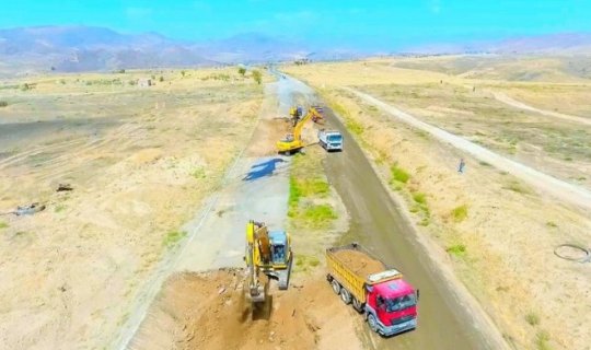 Şükürbəyli-Cəbrayıl-Hadrut avtomobil yolunun tikintisi sürətlə davam etdirilir – FOTO