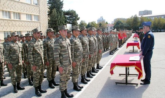 Azərbaycan Ordusunun Təlim və Tədris Mərkəzində növbəti buraxılış mərasimi keçirilib