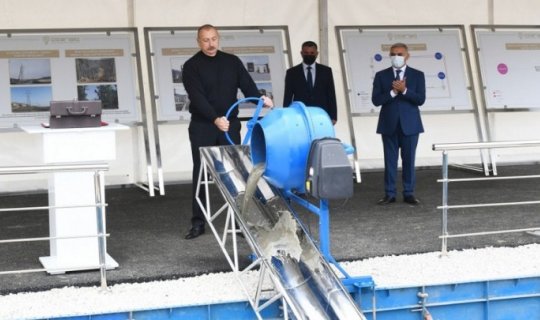 Füzulidə Rəqəmsal Yarımstansiya İdarəetmə Mərkəzinin təməli qoyulub - YENİLƏNİB