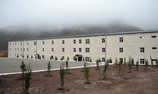 Azad olunan rayonlarda yeni inşa edilən hərbi obyektlər istifadəyə verilib - FOTO