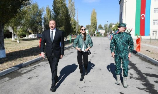 Ali Baş Komandan Qubadlıda DSX-nin yeni hərbi hissə kompleksinin açılışında iştirak edib