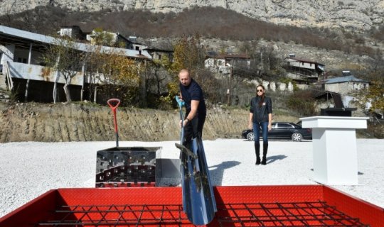 Şuşada Daşaltı məscidinin təməli qoyulub - FOTO