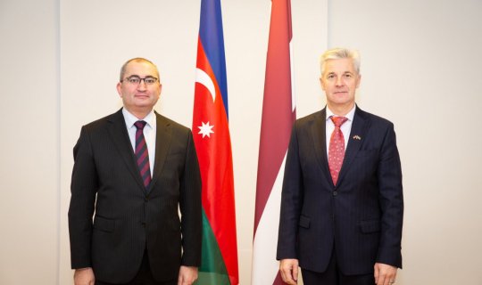 Azərbaycan və Latviya arasında müdafiə sahəsində əməkdaşlıq müzakirə olunub