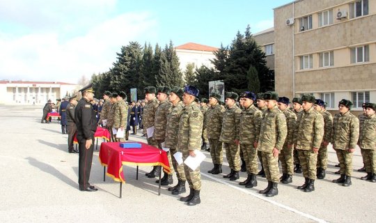 “Ehtiyat zabit hazırlığı kursu”nun buraxılış mərasimi keçirilib - VİDEO