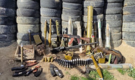 Xocavənddə ermənilərin atıb qaçdığı silah-sursatlar aşkarlanıb -xa0FOTO