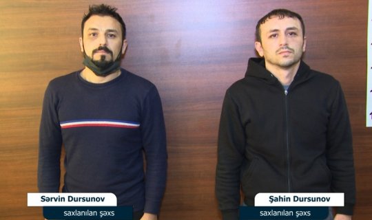 Bakıda silsilə oğurluqlar edən qardaşlar saxlanılıb