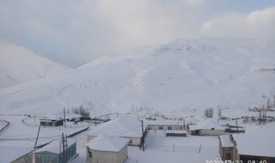 Azərbaycanın bu bölgəsinə güclü qar yağdı - FOTO