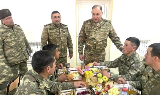 Kərim Vəliyev Kəlbəcərdə yerləşən hərbi hissələrdəxa0- FOTOLAR