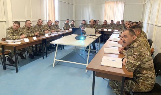 Azərbaycan Ordusunda birləşmənin komanda-qərargah təlimi keçirildi - FOTO/VİDEO