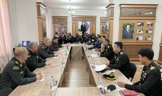 Hərbi Akademiyada Pakistanın nümayəndə heyəti ilə görüş keçirilib