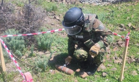 Azad edilən ərazilərdə daha 64 mina aşkarlandı