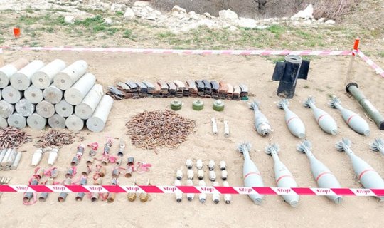 Müdafiə Nazirliyi azad olunan ərazilərdə aşkarladığı minaların sayını açıqlayıb - FOTO