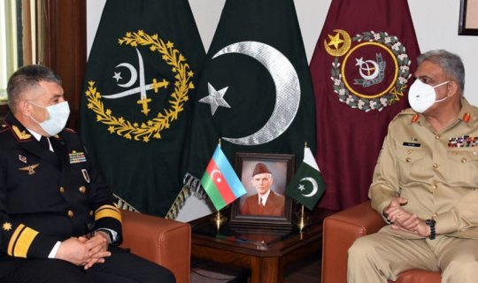 Zakir Həsənov Pakistanın Quru Qoşunlarının komandanı ilə görüşüb