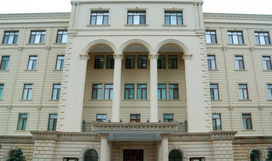 Müdafiə Nazirliyi partlayış səsi ilə bağlı məlumat yaydı