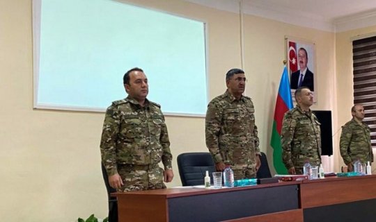 Laçında döyüşə hazırolma vəziyyətinin yüksək səviyyədə saxlanılması müzakirə olunub - FOTO