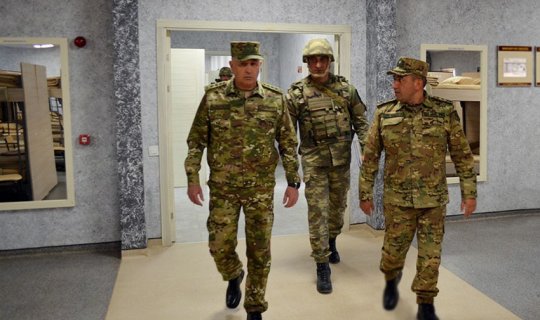 Baş Qərargah rəisi Kəlbəcərə gedib - FOTO