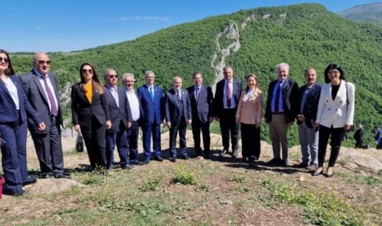 Azərbaycan, Türkiyə və Gürcüstan parlamentariləri Cıdır düzündə olublar - FOTO