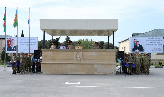 “Dəniz təməl komando kursu”nun növbəti buraxılışı keçirilib