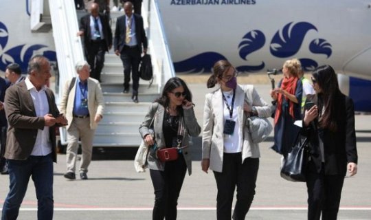 IX Qlobal Bakı Forumunun iştirakçıları Füzuli Hava Limanı ilə tanış olublar