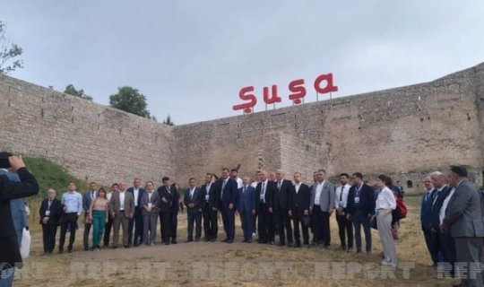 Beynəlxalq Media Forumun iştirakçıları Cıdır düzünə və Şuşa qalasına səfər ediblər - FOTO