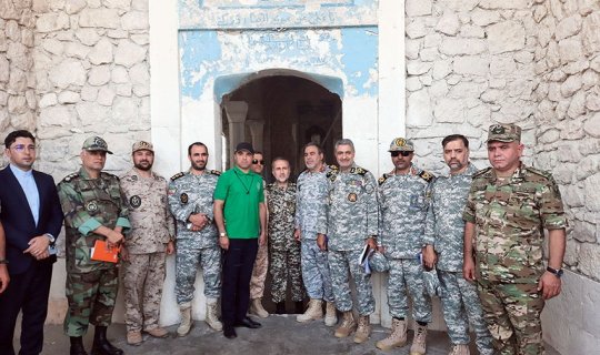 İran hərbi nümayəndə heyəti Ağdam rayonunda olub - FOTO