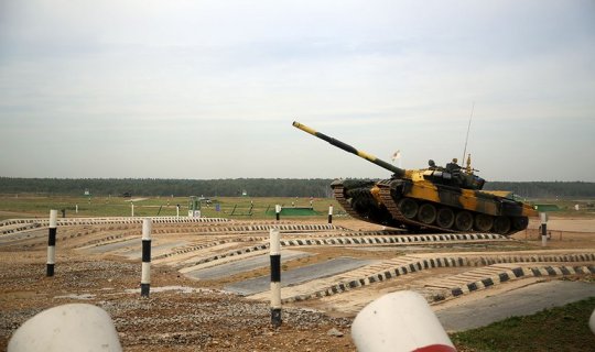 Azərbaycan hərbçiləri “Tank biatlonu” müsabiqəsində yarımfinala yüksəlib
