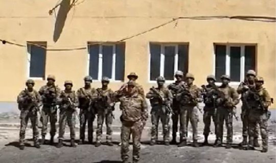 Laçın şəhərinin mərkəzində Azərbaycanın bayrağı sancıldı: Ali Baş Komandana məruzə -VİDEOxa0