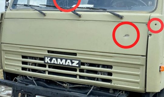 Kəlbəcərdə ordumuzun iki hərbi nəqliyyat vasitəsi atəşə tutulub - FOTO