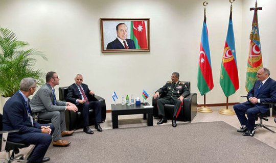 Müdafiə naziri İsrailin “Rafael” şirkətinin rəhbəri ilə görüşüb - YENİLƏNİB + FOTO