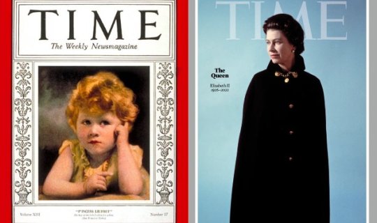 Üç yaşında “Time”ın üz qabığında yer alan II Elizabet... - FOTO