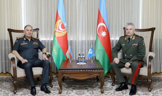 Baş Qərargah rəisi MDB Müdafiə Nazirləri Şurasının katibi ilə görüşdü