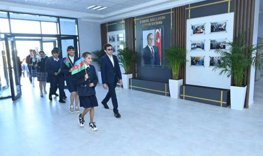 Qarabağda ilk təhsil zəngi - FOTOLAR