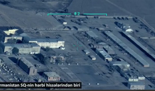 Ordumuz Ermənistanın hərbi hissəsini darmadağın edib - VİDEO