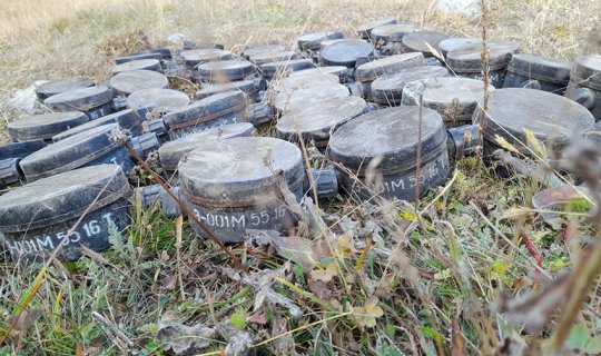 Daşkəsəndə ermənilərin basdırdığı 452 mina zərərsizləşdirilib - FOTO