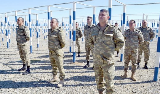 Tabor komandirləri arasında yarış keçirilib - FOTO