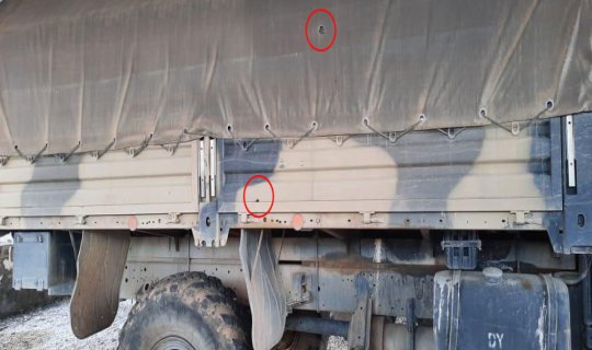 MN: Təminat daşıyan texnikamız atəşə tutulub