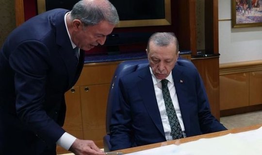 Ərdoğanın orduya əməliyyat əmrini verdiyi görüntülər yayılıb - FOTO/VİDEO
