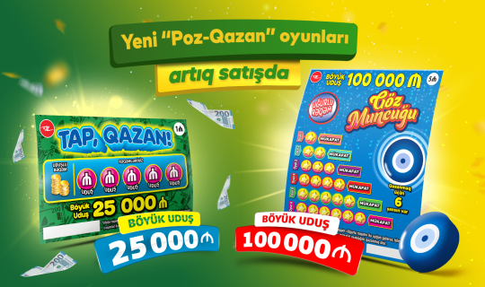 Yeni “Poz-Qazan” oyunları - “Tap, Qazan” və “Göz muncuğu” satışa çıxarıldı