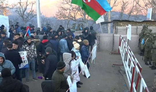 Şuşa-Xankəndi yolunda aksiya bu gecə də davam etdiriləcək - YENİLƏNİB + VİDEO