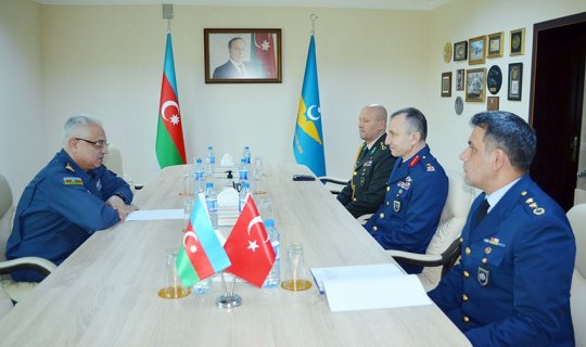 Azərbaycan və Türkiyə Hərbi Hava Qüvvələri arasında qərargah danışıqları keçirilib - FOTO
